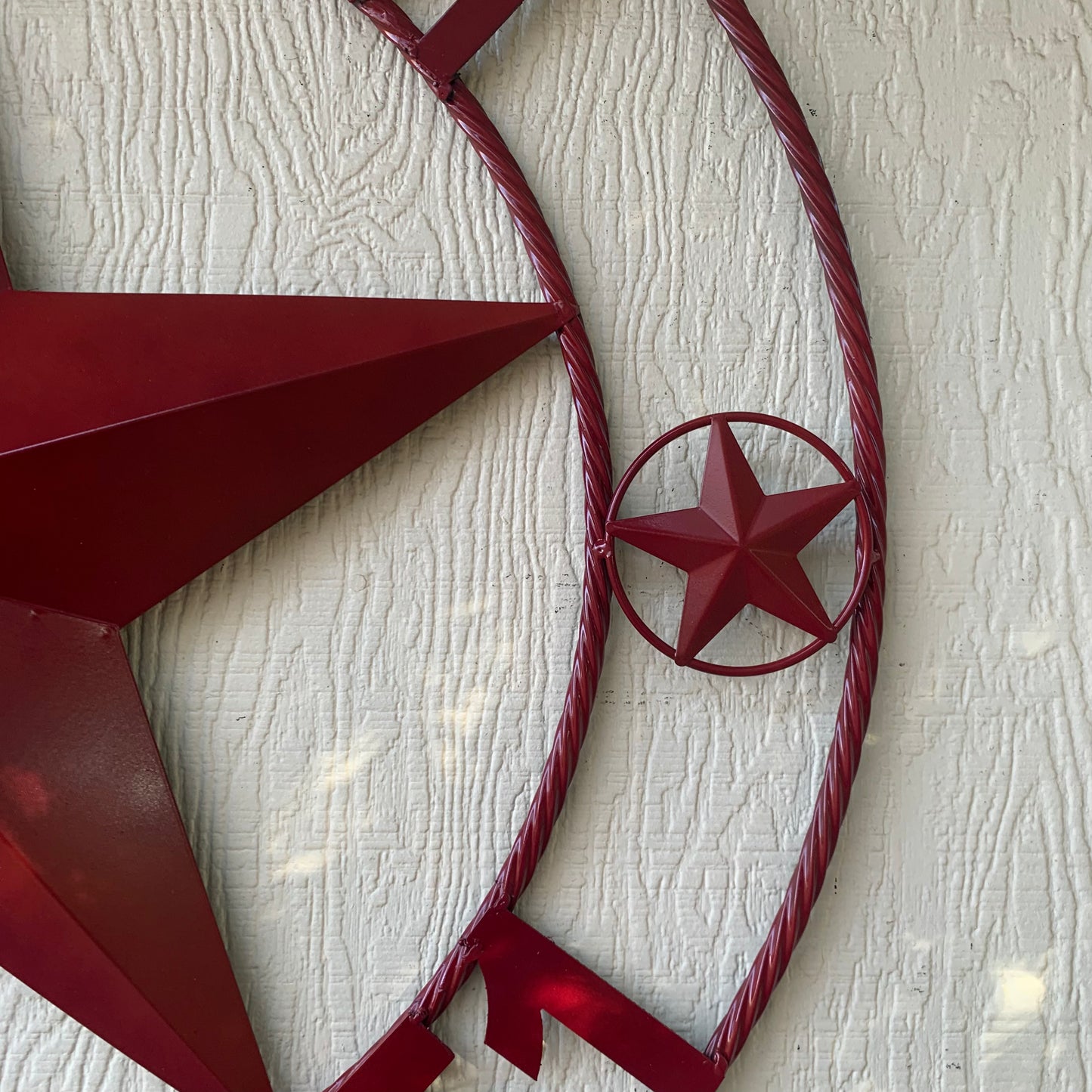 RAGETH STYLE YOUR CUSTOM STAR METAL NAME RUSTIC BURGUNDY RED PHILLIPS CUSTOM 3d STAR METAL NAME BARN STAR TWISTED ROPE RING DESIGN METAL WALL ART HOME DECOR ANY SIZE