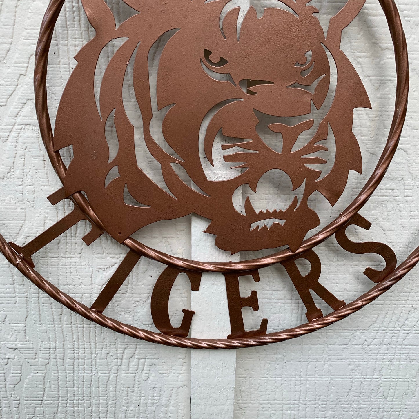 LSU TIGERS METAL CUSTOM VINTAGE CRAFT ART SIGN  WESTERN HOME DECOR 12,18",24",32",36"