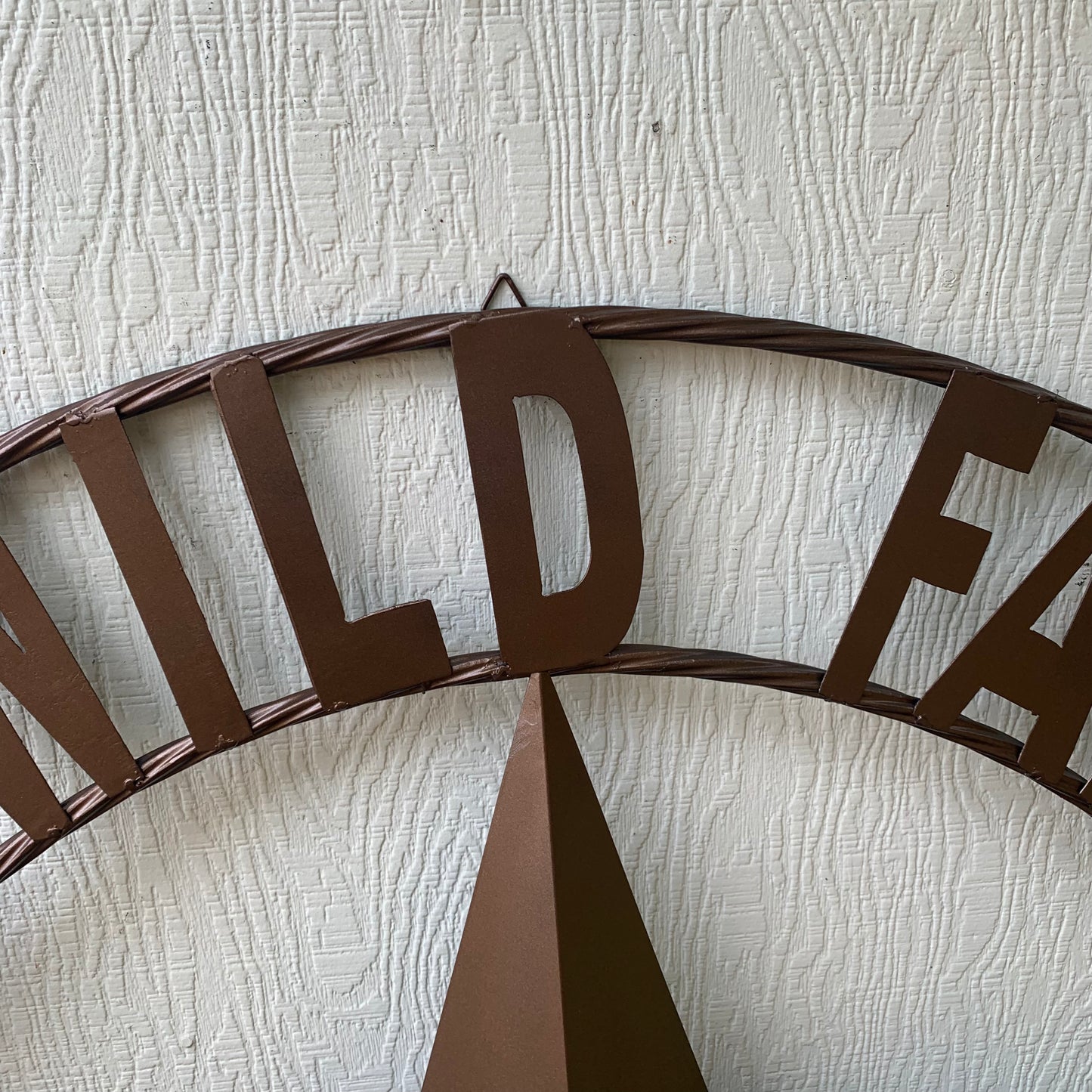 THE WILD FAMILY STYLE CUSTOM FAMILY NAME STAR METAL BARN STAR ROPE RING WESTERN HOME DECOR BRONZE HANDMADE 24",32",34",36",40",42",44",48",50"