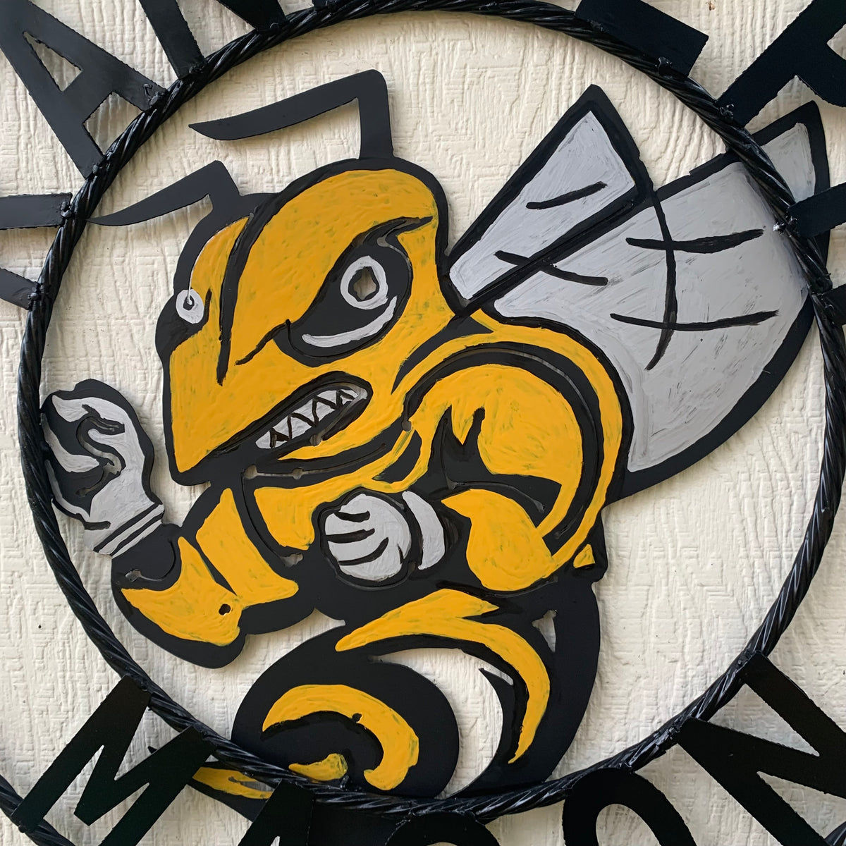 RANDOLPH MACON CUSTOM METAL VINTAGE CRAFT TEAM SIGN HANDMADE 12",18",24",32" SIZES