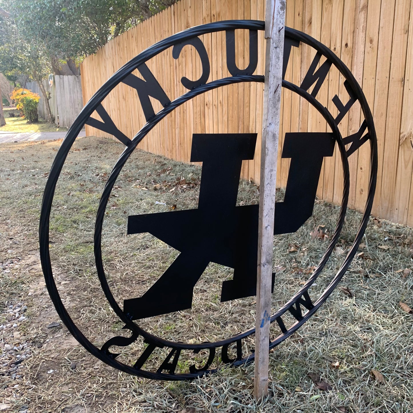 12",18", 24", 32" KENTUCKY WILDCATS RUSTIC BRONZE CUSTOM METAL VINTAGE CRAFT SIGN HANDMADE