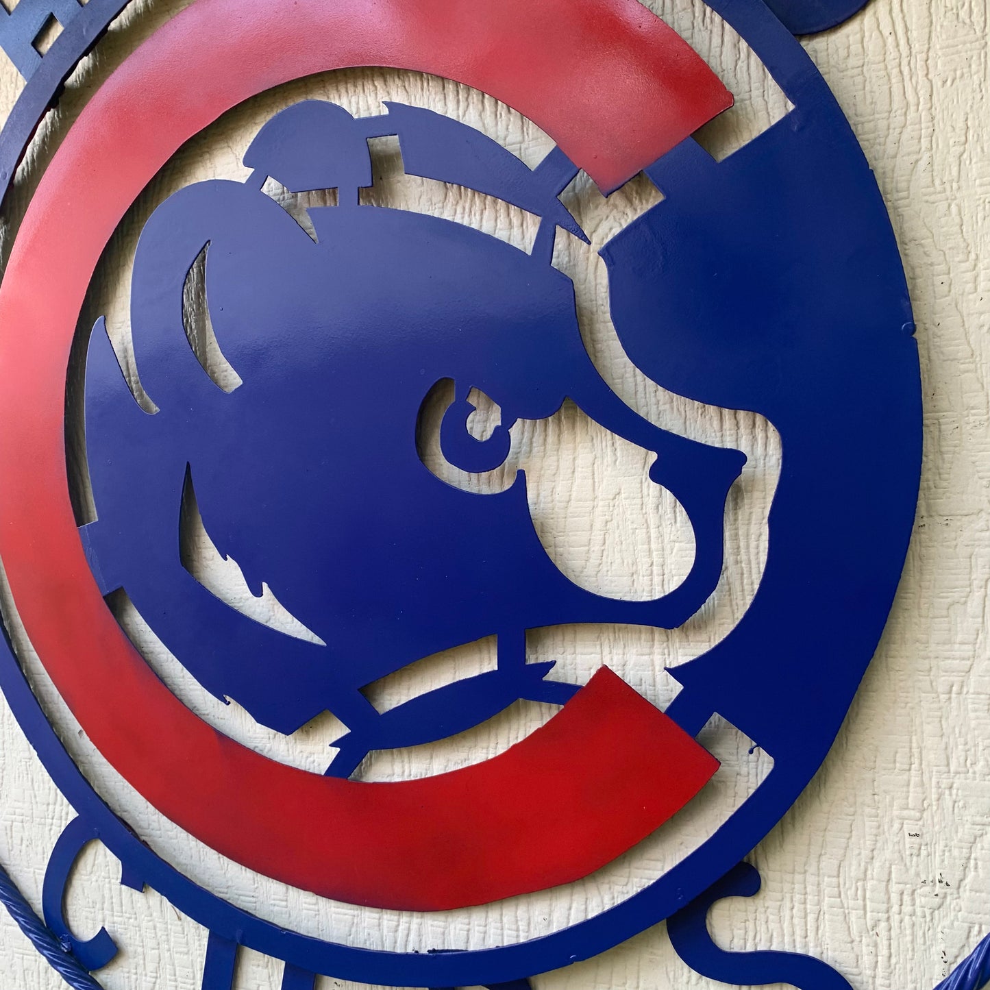 12", 18", 24", 32" CHICAGO CUBS CUSTOM METAL VINTAGE CRAFT TEAM SPORTS SIGN HANDMADE