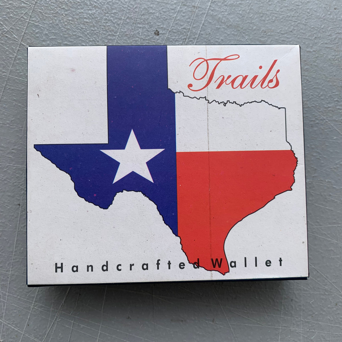 5" TEXAS FLAG WALLET LEATHER BIFOLD WALLET NEW