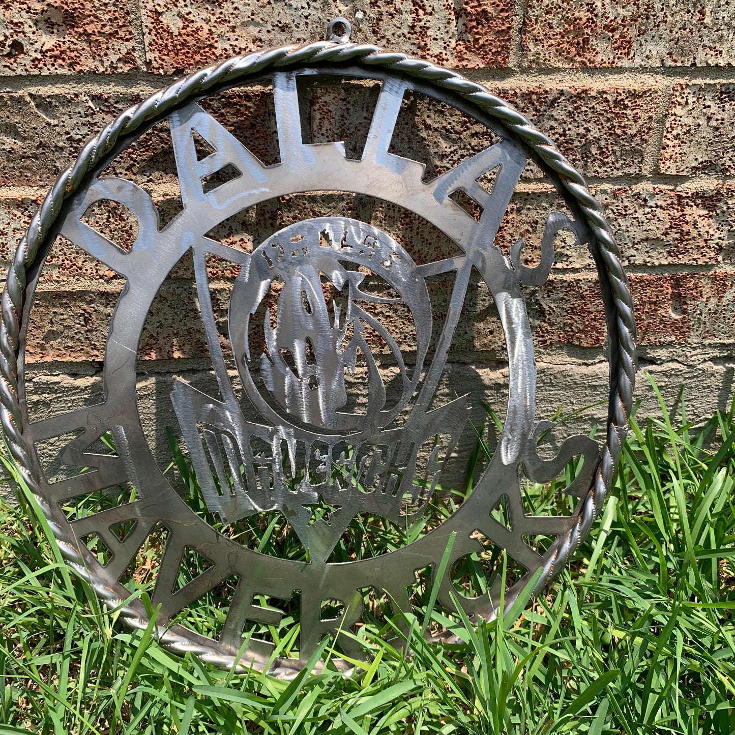 12",18", 24", 32",36" DALLAS MAVERICKS CUSTOM RAW METAL VINTAGE CRAFT TEAM SPORTS SIGN HANDMADE