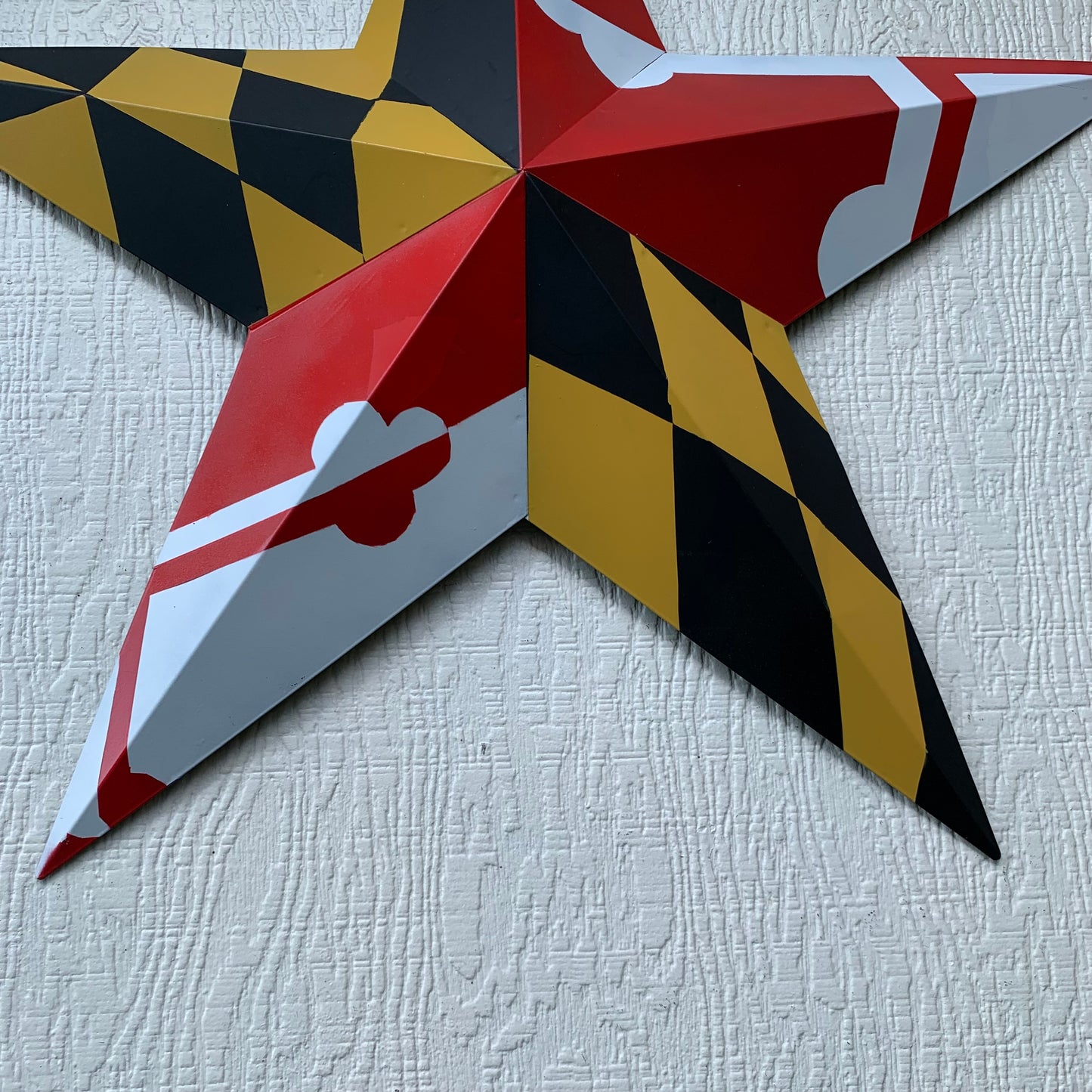 MARYLAND FLAG BARN METAL STAR WESTERN HOME DECOR HANDMADE 22",24",30",36" #EH10423
