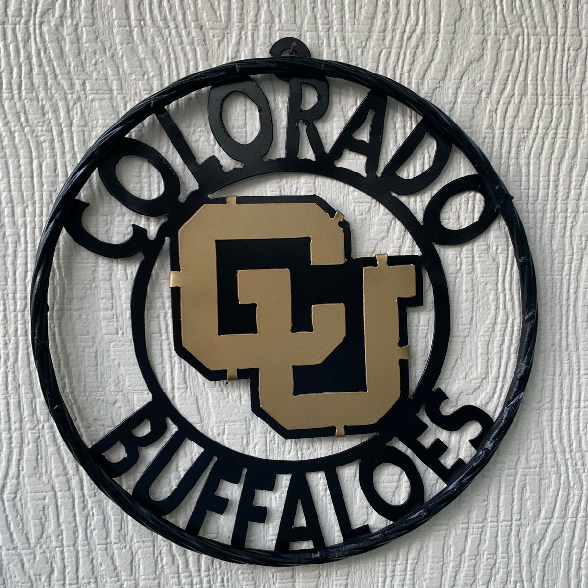 COLORADO BUFFALOES CUSTOM METAL VINTAGE CRAFT SIGN TEAM ART WESTERN HOME DECOR HANDMADE