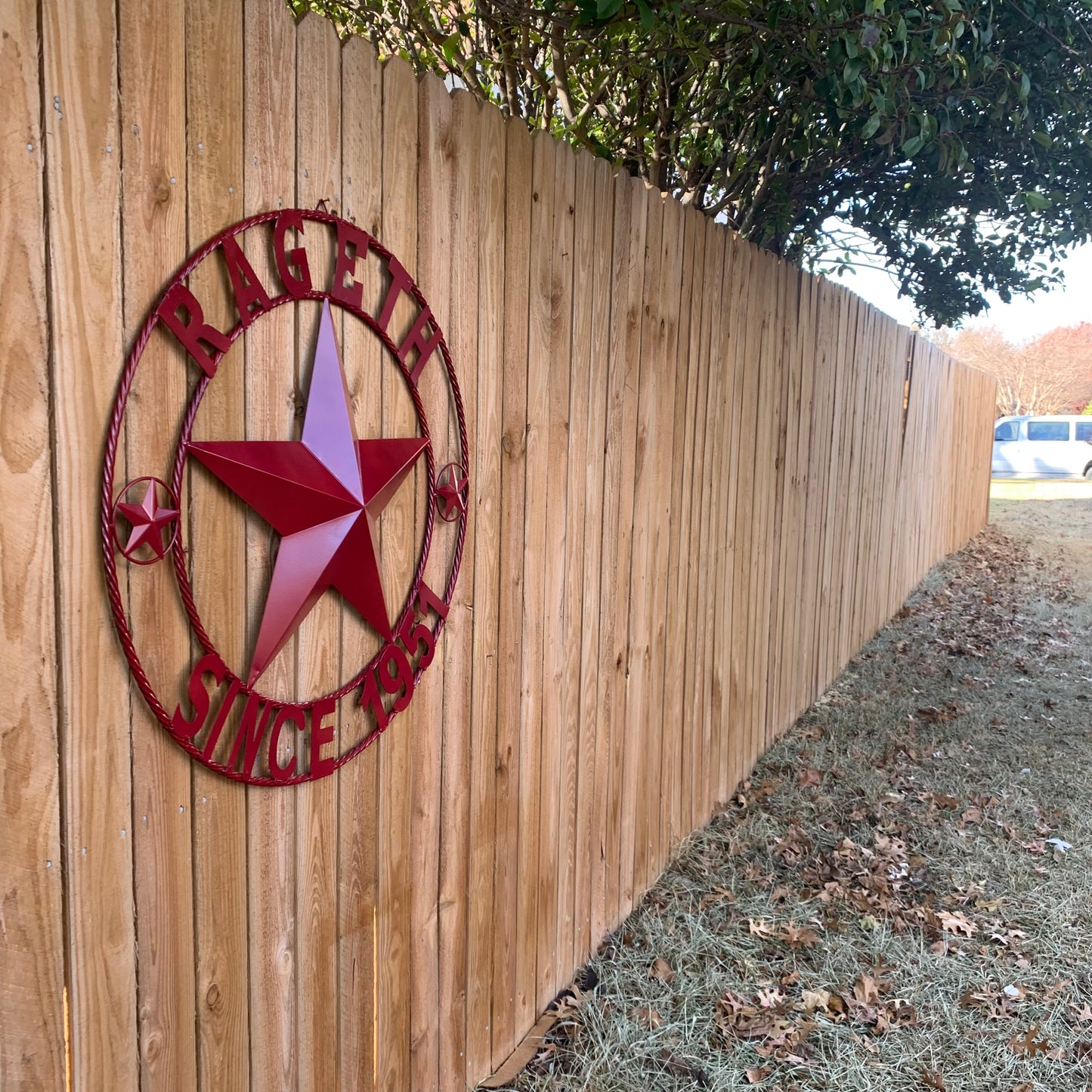RAGETH STYLE YOUR CUSTOM STAR METAL NAME RUSTIC BURGUNDY RED PHILLIPS CUSTOM 3d STAR METAL NAME BARN STAR TWISTED ROPE RING DESIGN METAL WALL ART HOME DECOR ANY SIZE