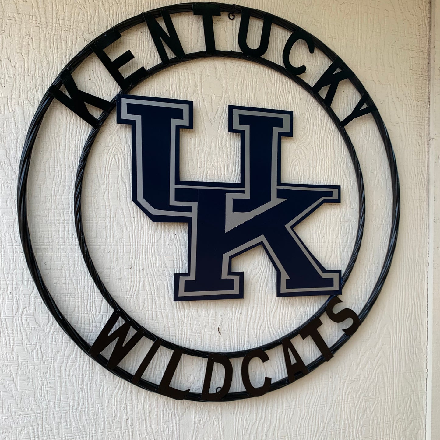 KENTUCKY WILDCATS CUSTOM METAL VINTAGE CRAFT SIGN WESTERN HOME DECOR HANDMADE