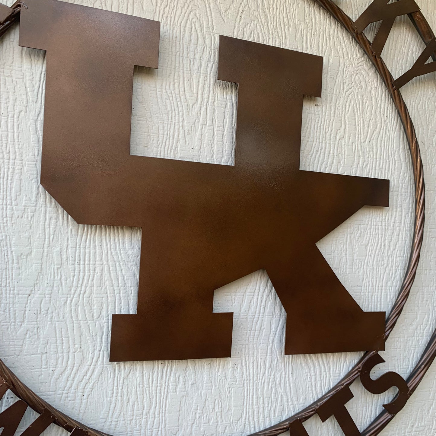 12",18", 24", 32" KENTUCKY WILDCATS RUSTIC BRONZE CUSTOM METAL VINTAGE CRAFT SIGN HANDMADE