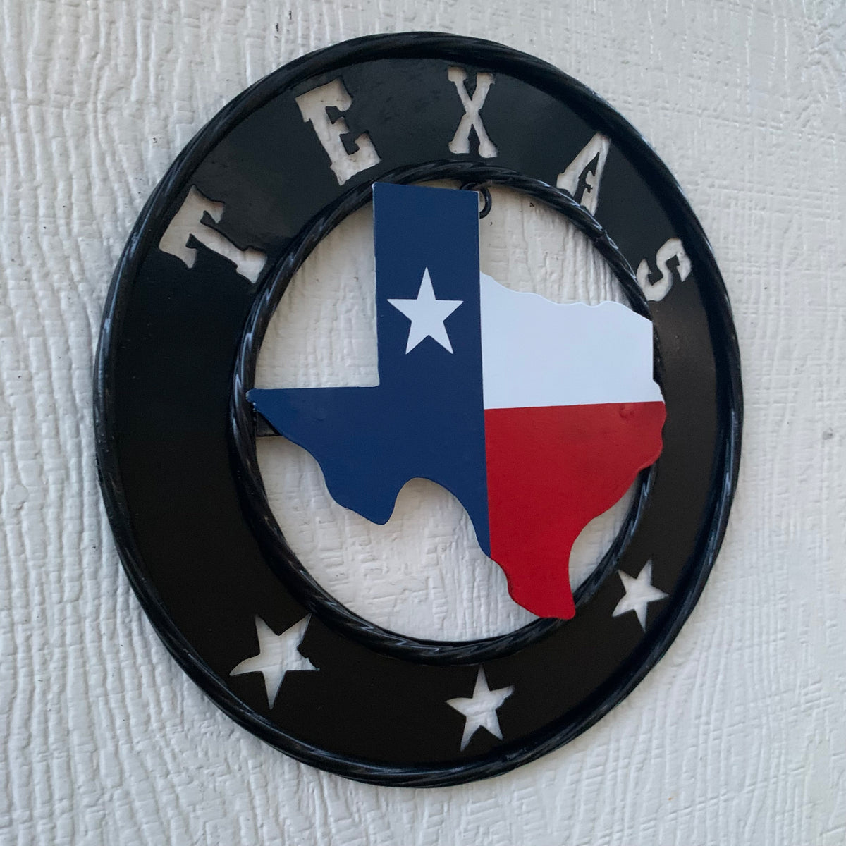 12" STATE OF TEXAS MAP CUSTOM METAL VINTAGE CRAFT SIGN WESTERN HOME DECOR NEW