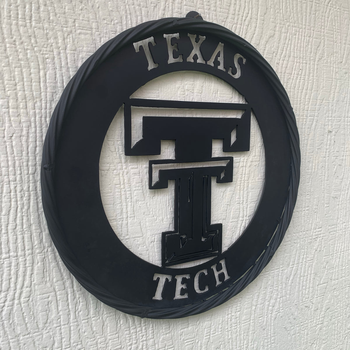 12",18",24",32",36" TEXAS TECH RUSTIC BLACK CUSTOM METAL VINTAGE CRAFT TEAM SIGN HANDMADE TO ORDER