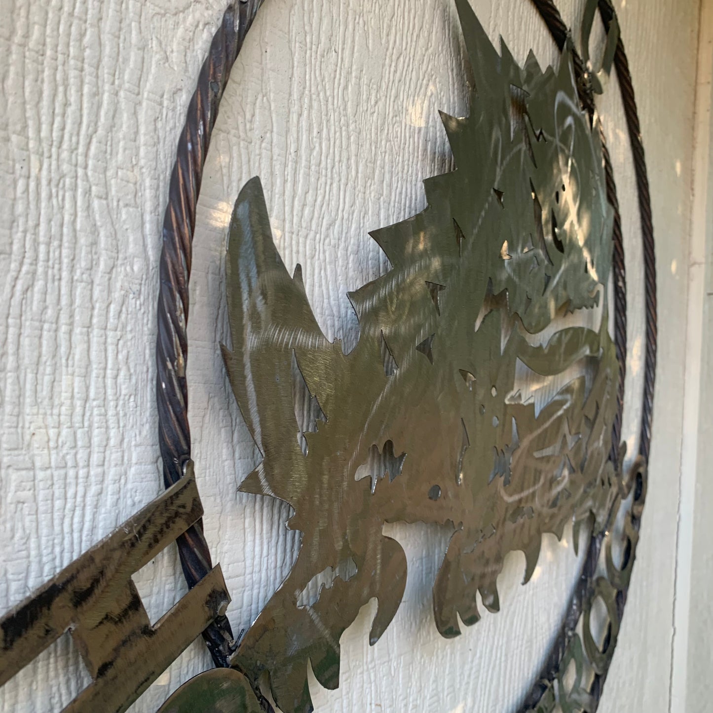 18",24",32" TCU HORNED FROGS RAW METAL CUSTOM VINTAGE CRAFT TEAM SIGN HANDMADE