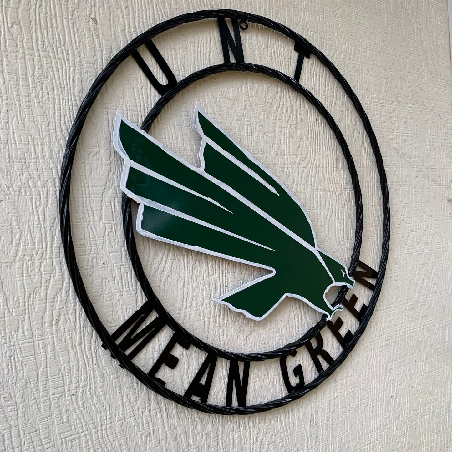 12",18",24",32",36" UNT MEAN GREEN CUSTOM METAL VINTAGE CRAFT SIGN TEAM HANDMADE