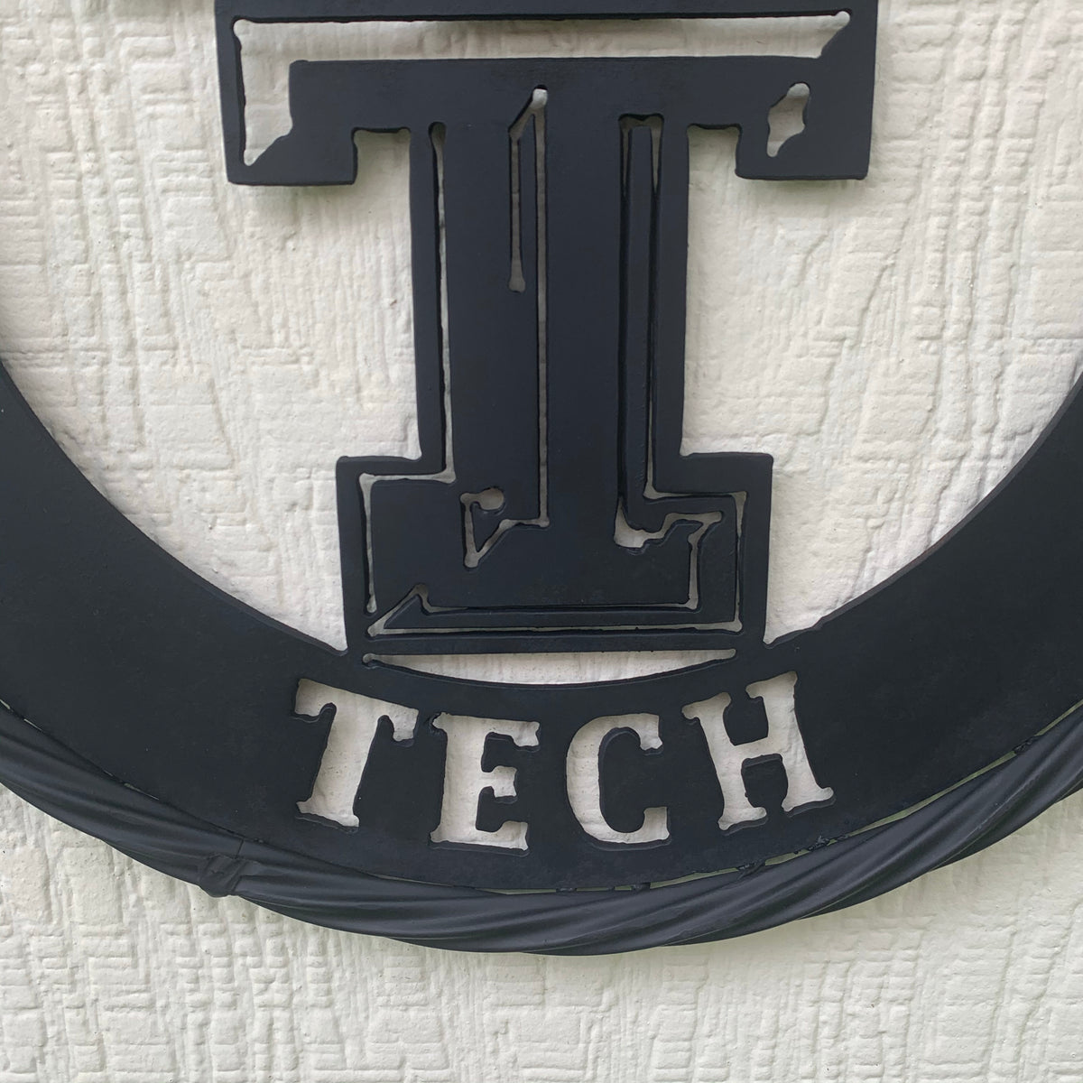12",18",24",32",36" TEXAS TECH RUSTIC BLACK CUSTOM METAL VINTAGE CRAFT TEAM SIGN HANDMADE TO ORDER