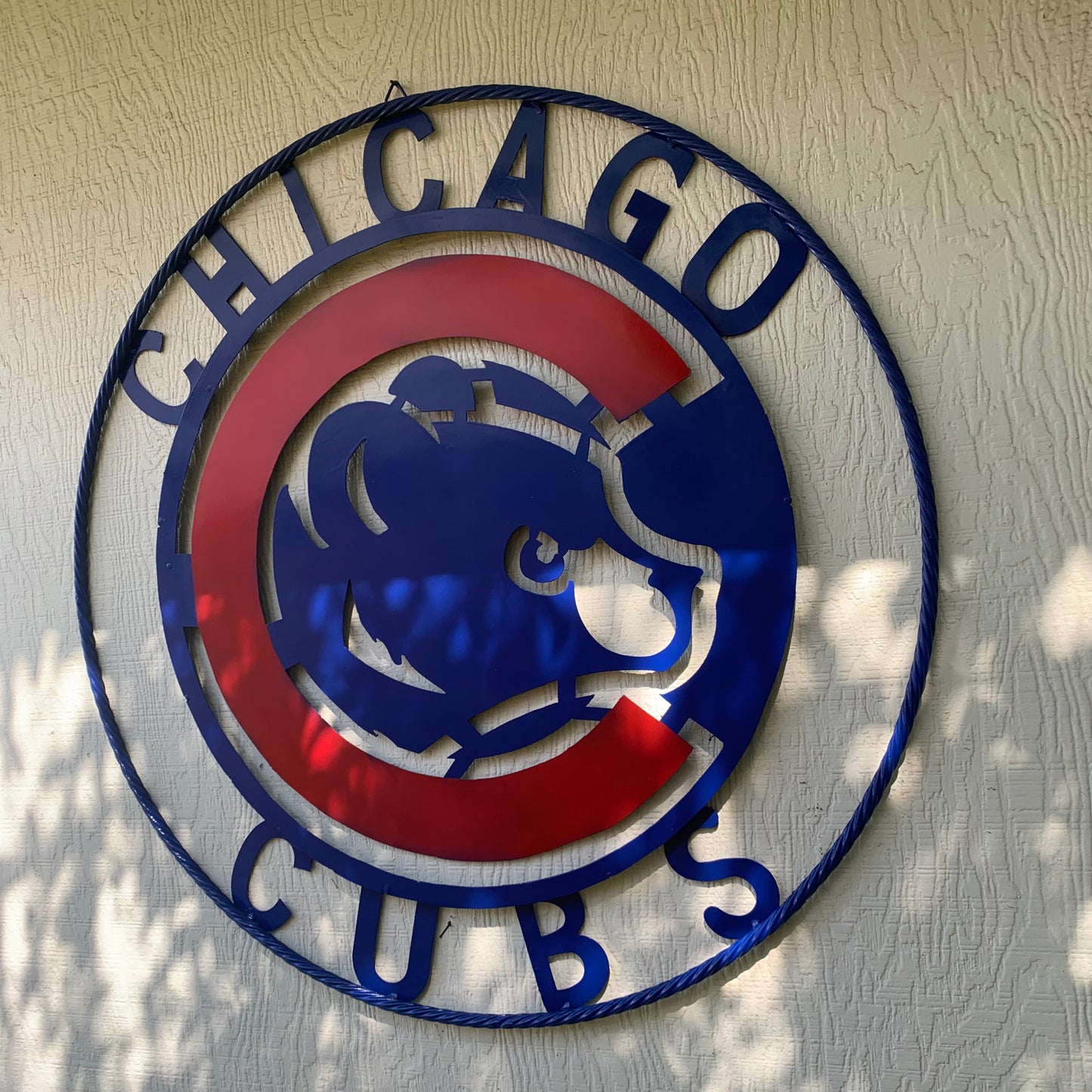 12", 18", 24", 32" CHICAGO CUBS CUSTOM METAL VINTAGE CRAFT TEAM SPORTS SIGN HANDMADE