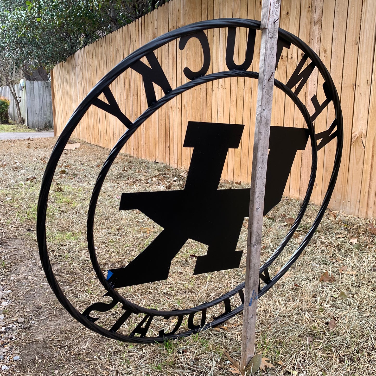 KENTUCKY WILDCATS CUSTOM METAL VINTAGE CRAFT SIGN WESTERN HOME DECOR HANDMADE
