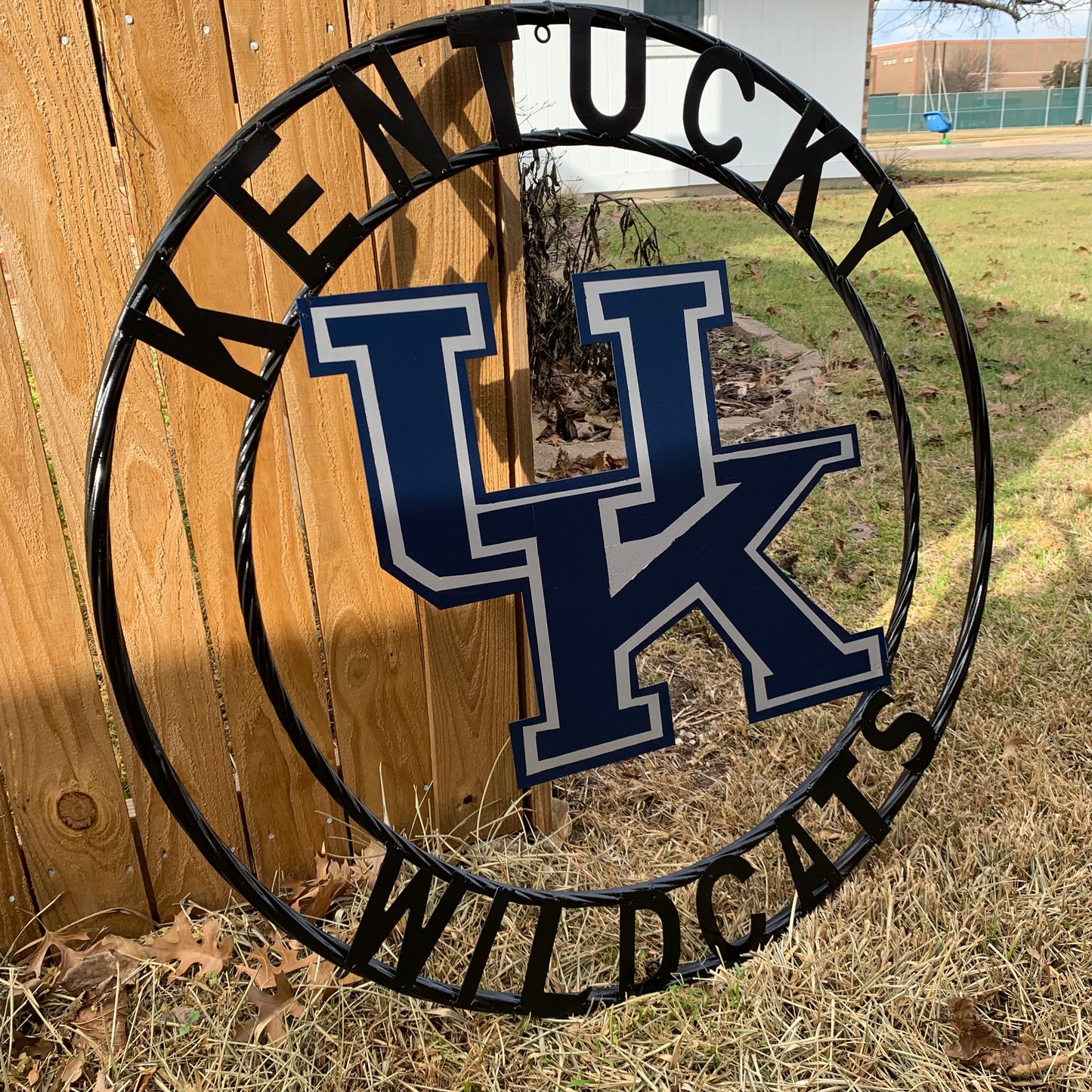 KENTUCKY WILDCATS CUSTOM METAL VINTAGE CRAFT SIGN WESTERN HOME DECOR HANDMADE