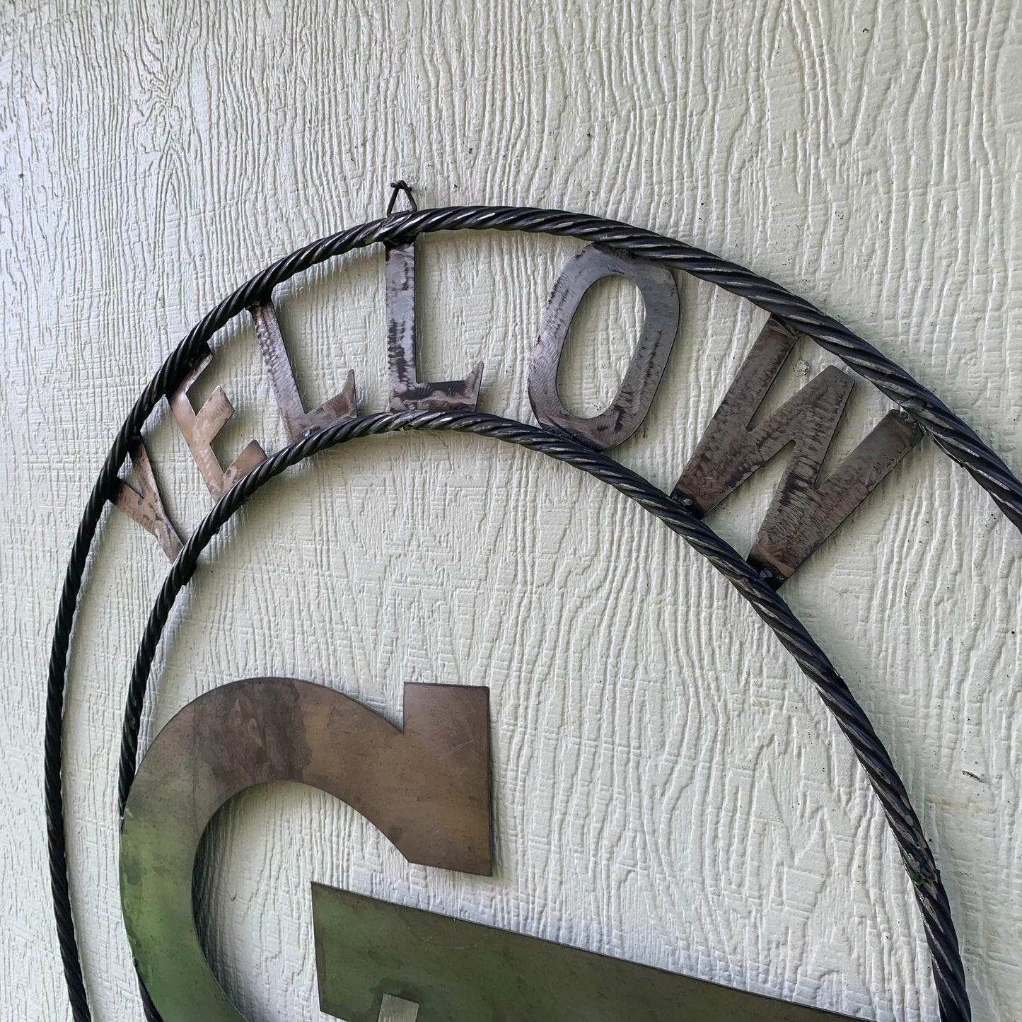 GEORGIA TECH YELLOW JACKETS CUSTOM RAW METAL VINTAGE CRAFT SIGN UNPAINTED HANDMADE 12",18",24",32",36"