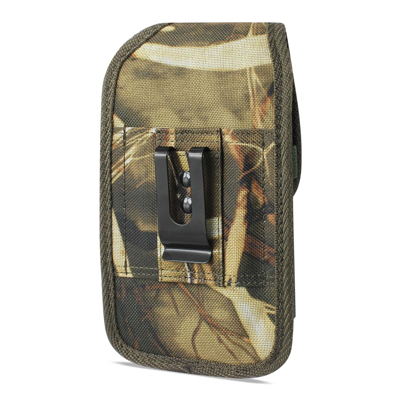 PH02B-AM32 7" REIKO XL MEGA EXTRA LARGE VERTICAL CAMO RUGGED POUCH VELCO CLOSURE  &  BELT LOOP HOLSTER CELL PHONE CASE UNIVERSAL OVERSIZE -- FREE SHIPPING