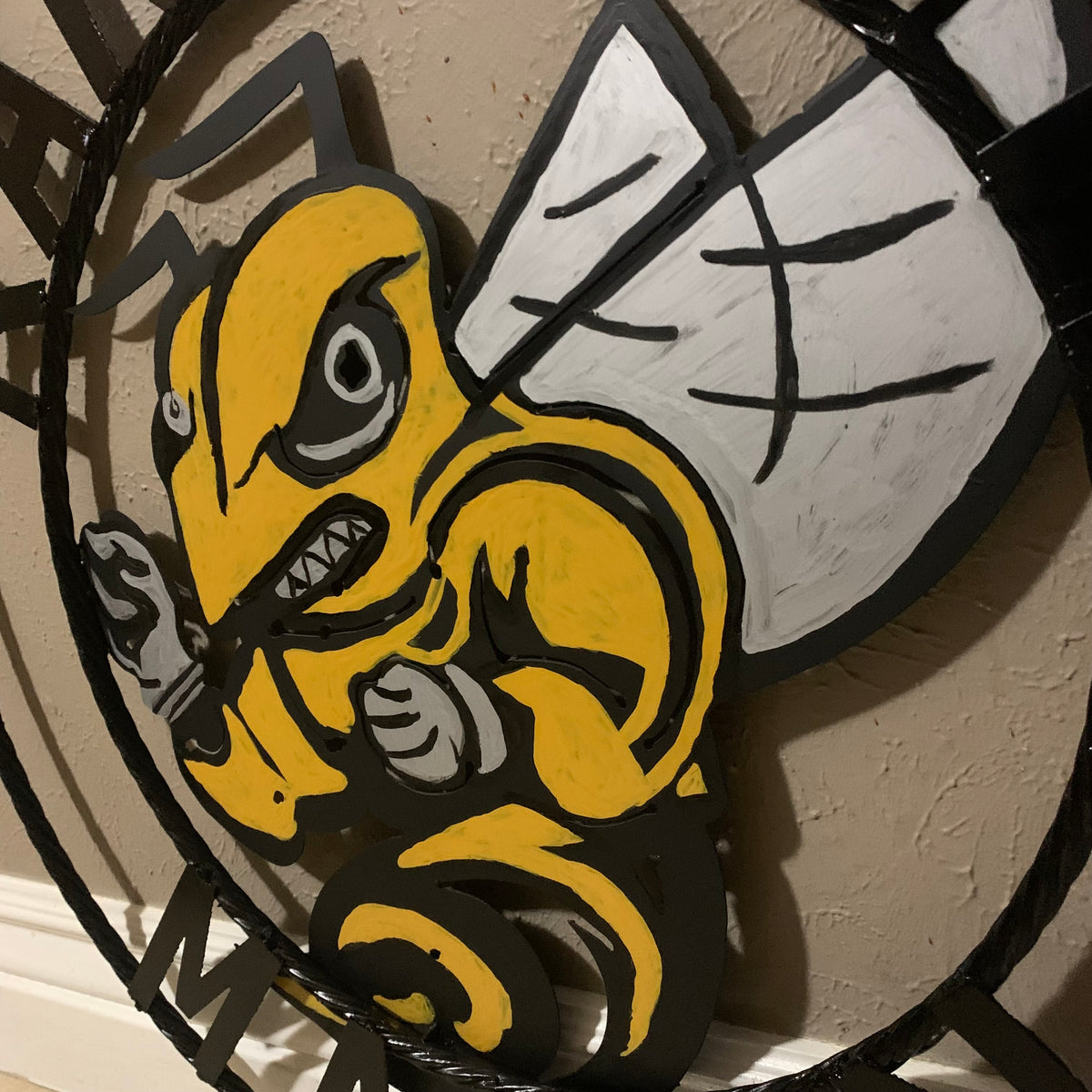 RANDOLPH MACON CUSTOM METAL VINTAGE CRAFT TEAM SIGN HANDMADE 12",18",24",32" SIZES