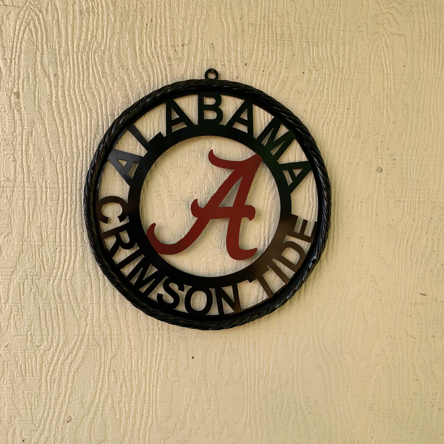 ALABAMA CRIMSON TIDE LASERCUT CUSTOM METAL VINTAGE CRAFT SIGN TEAM WESTERN HOME DECOR