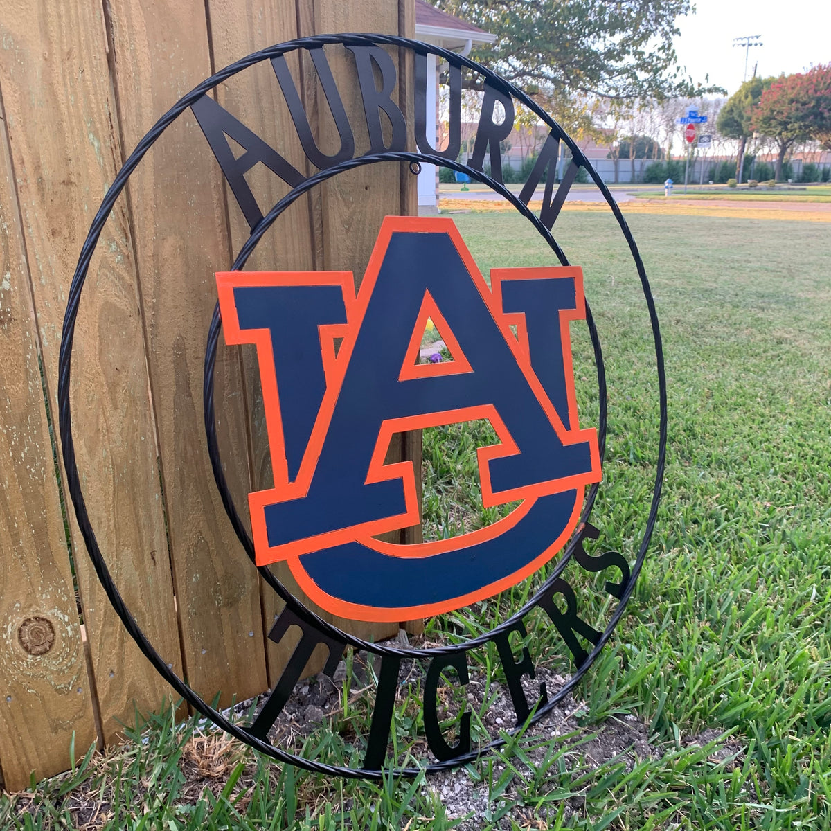 AUBURN TIGERS CUSTOM METAL VINTAGE CRAFT SIGN WESTERN HOME DECOR HANDMADE 12",18",24",32",36"