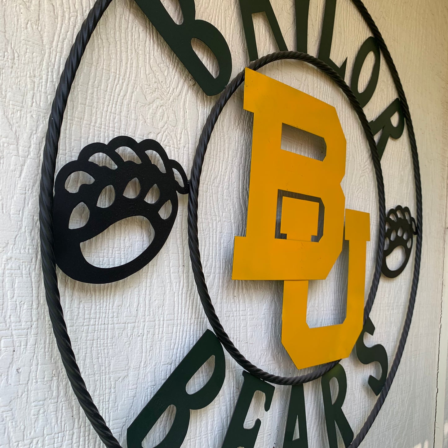 12", 18", 24", 32" BAYLOR BEARS CUSTOM METAL VINTAGE CRAFT WESTERN HOME DECOR HANDMADE