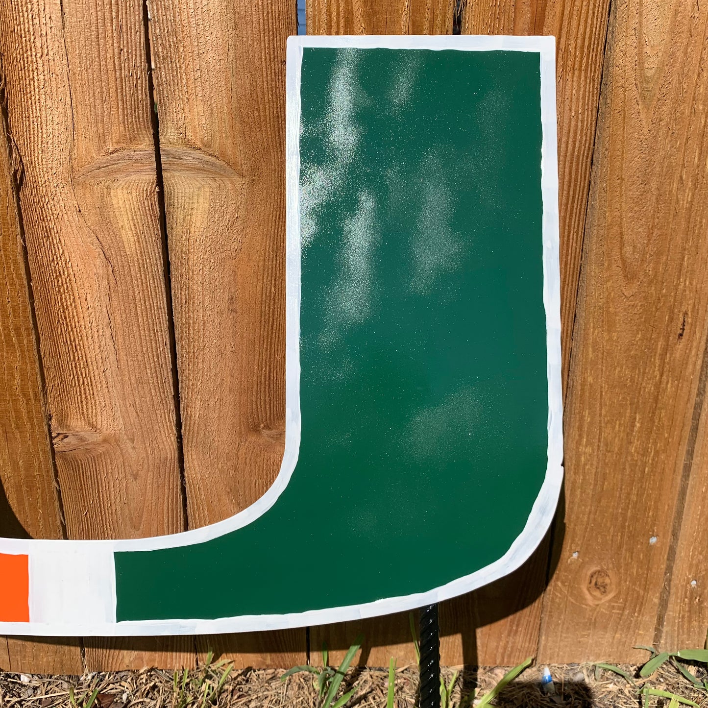 24"x15" MIAMI HURRICANES CUSTOM METAL VINTAGE CRAFT SIGN WESTERN HOME DECOR HANDMADE LASER CUT