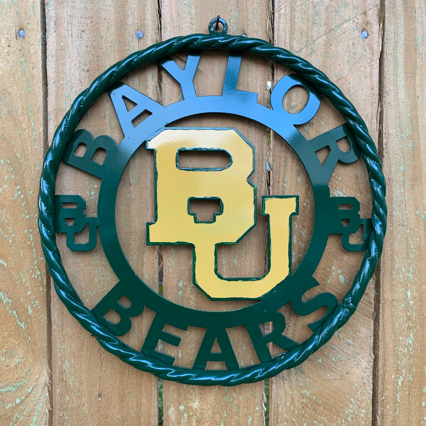 12",18",24",32" BAYLOR BEARS CUSTOM METAL VINTAGE CRAFT SIGN WESTERN HOME DECOR HANDMADE