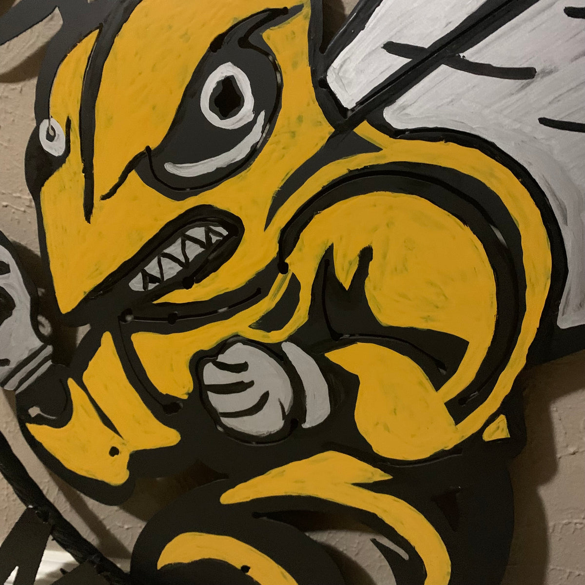 RANDOLPH MACON CUSTOM METAL VINTAGE CRAFT TEAM SIGN HANDMADE 12",18",24",32" SIZES