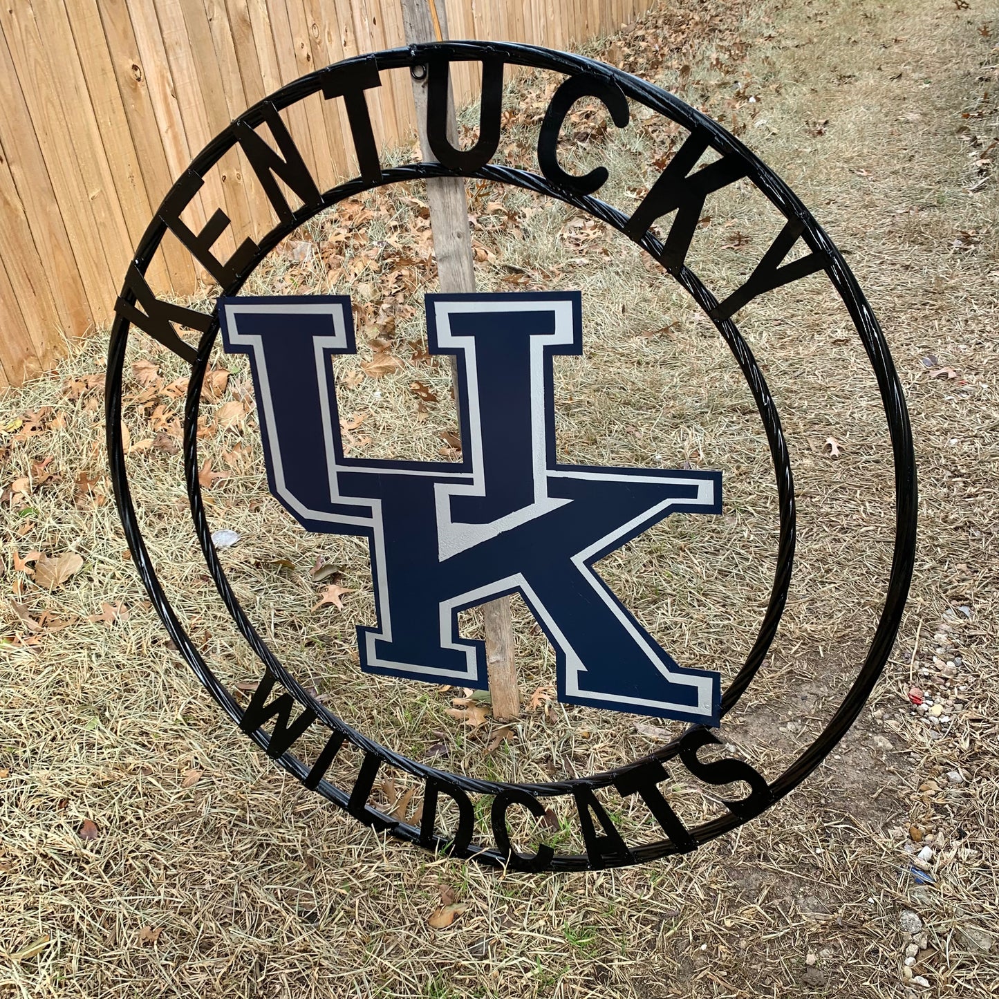 KENTUCKY WILDCATS CUSTOM METAL VINTAGE CRAFT SIGN WESTERN HOME DECOR HANDMADE