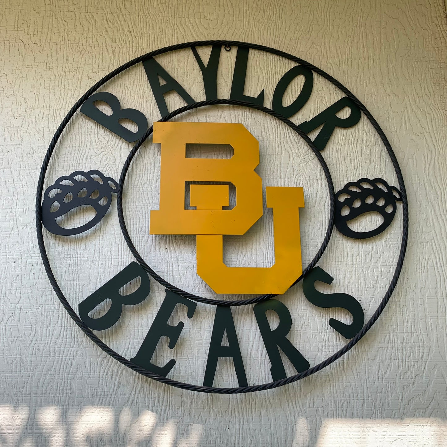 12", 18", 24", 32" BAYLOR BEARS CUSTOM METAL VINTAGE CRAFT WESTERN HOME DECOR HANDMADE