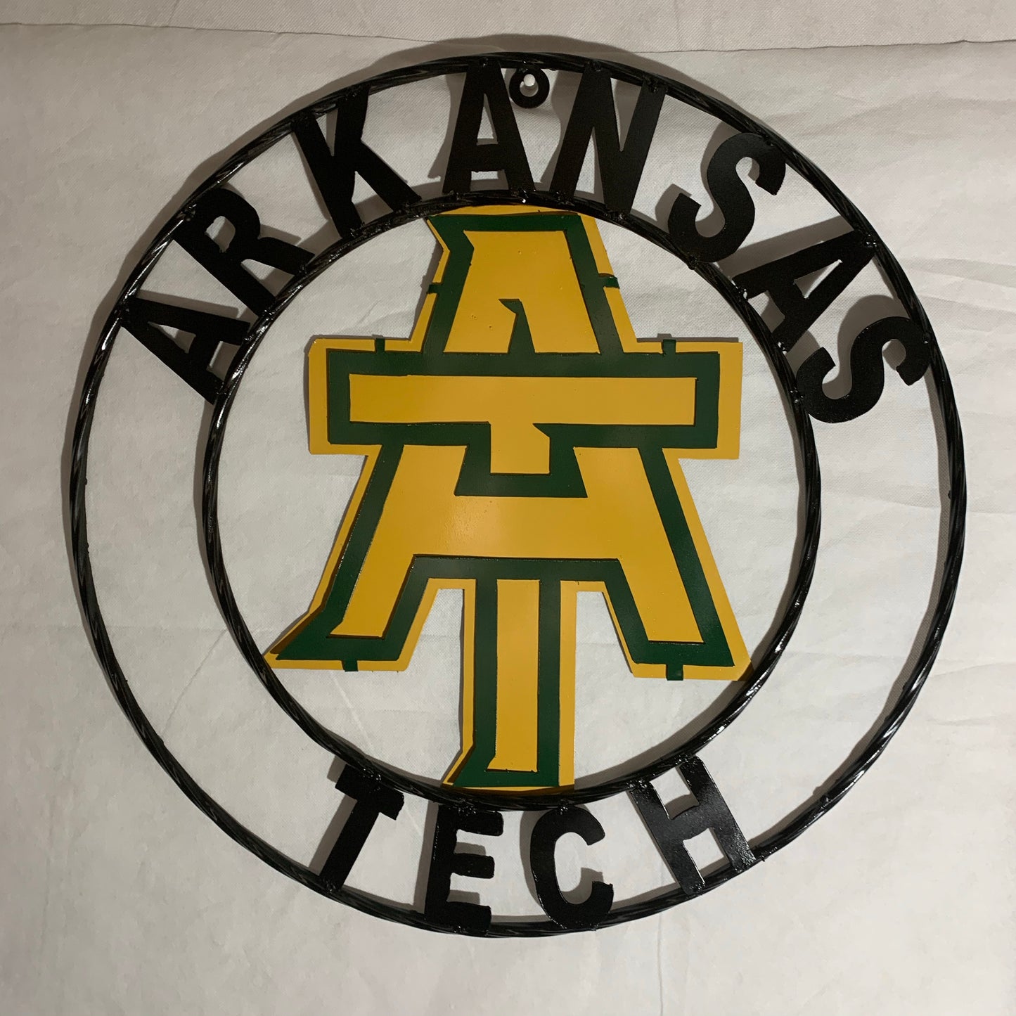 ARKANSAS TECH CUSTOM METAL VINTAGE CRAFT SIGN TEAM WESTERN HOME DECOR HANDMADE