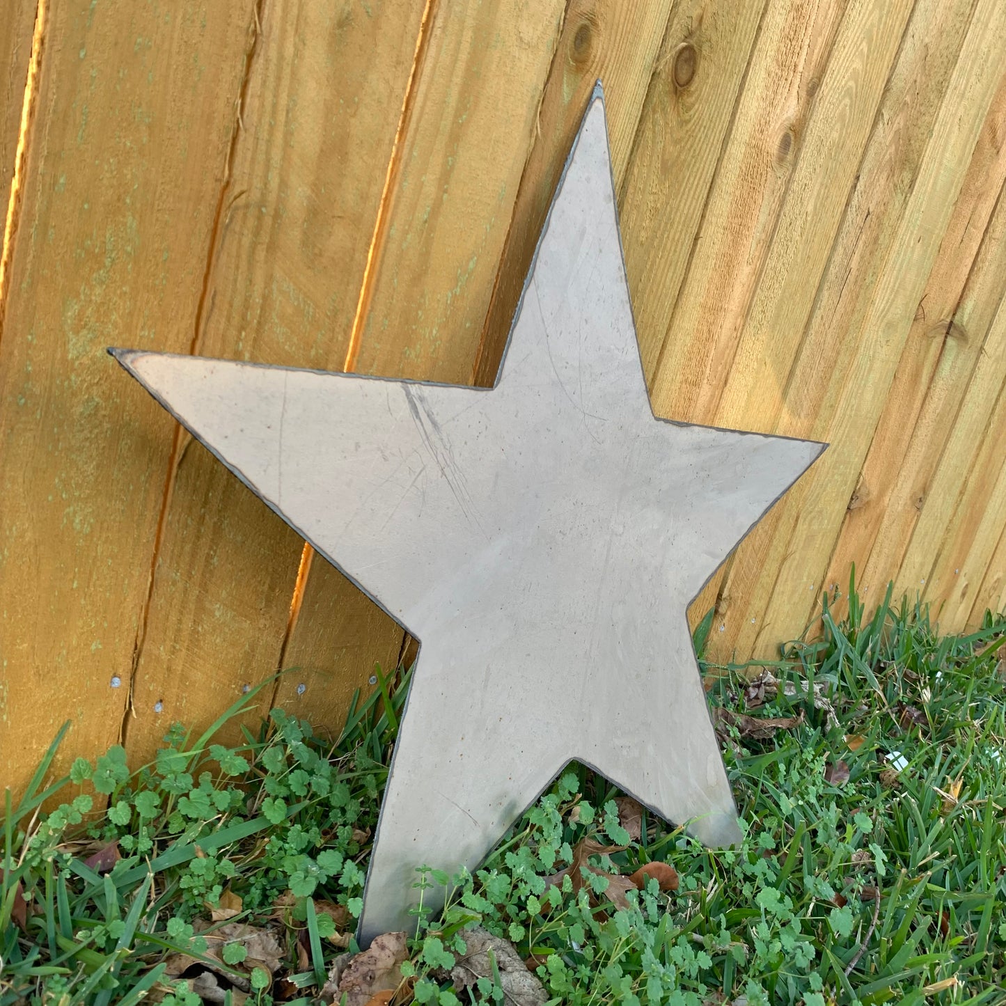 FLAT STAR PLAIN LASERCUT RAW METAL ART WESTERN HOME DECOR RUSTIC HANDMADE CRAFT NEW