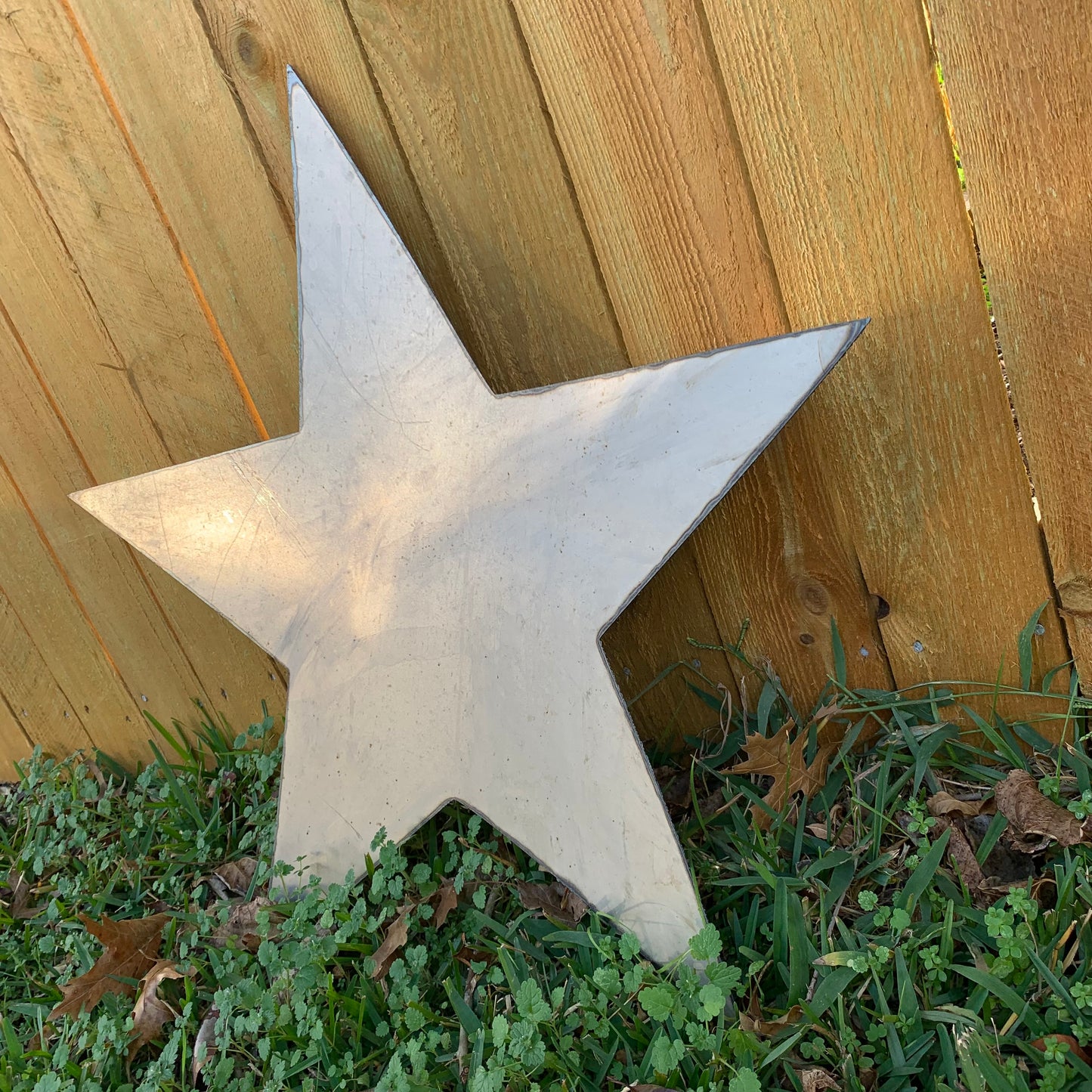 FLAT STAR PLAIN LASERCUT RAW METAL ART WESTERN HOME DECOR RUSTIC HANDMADE CRAFT NEW