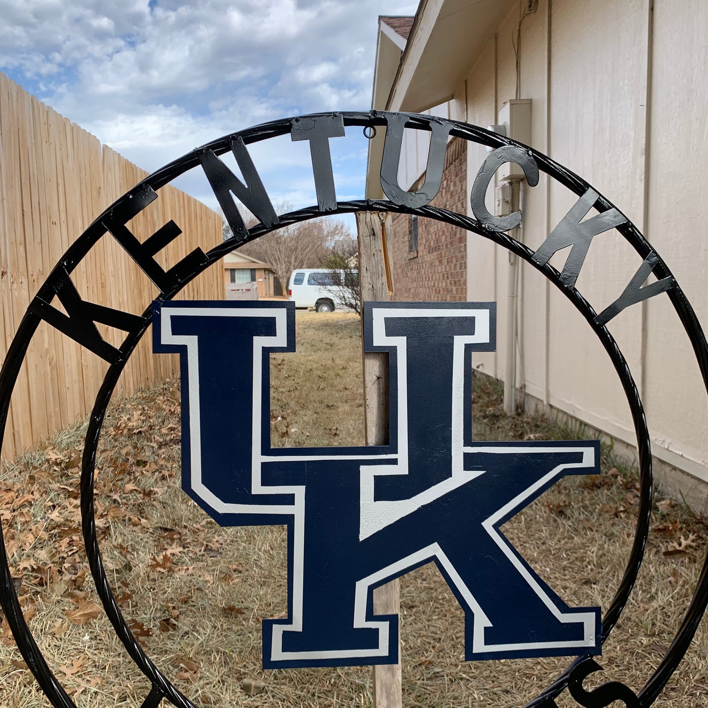 KENTUCKY WILDCATS CUSTOM METAL VINTAGE CRAFT SIGN WESTERN HOME DECOR HANDMADE