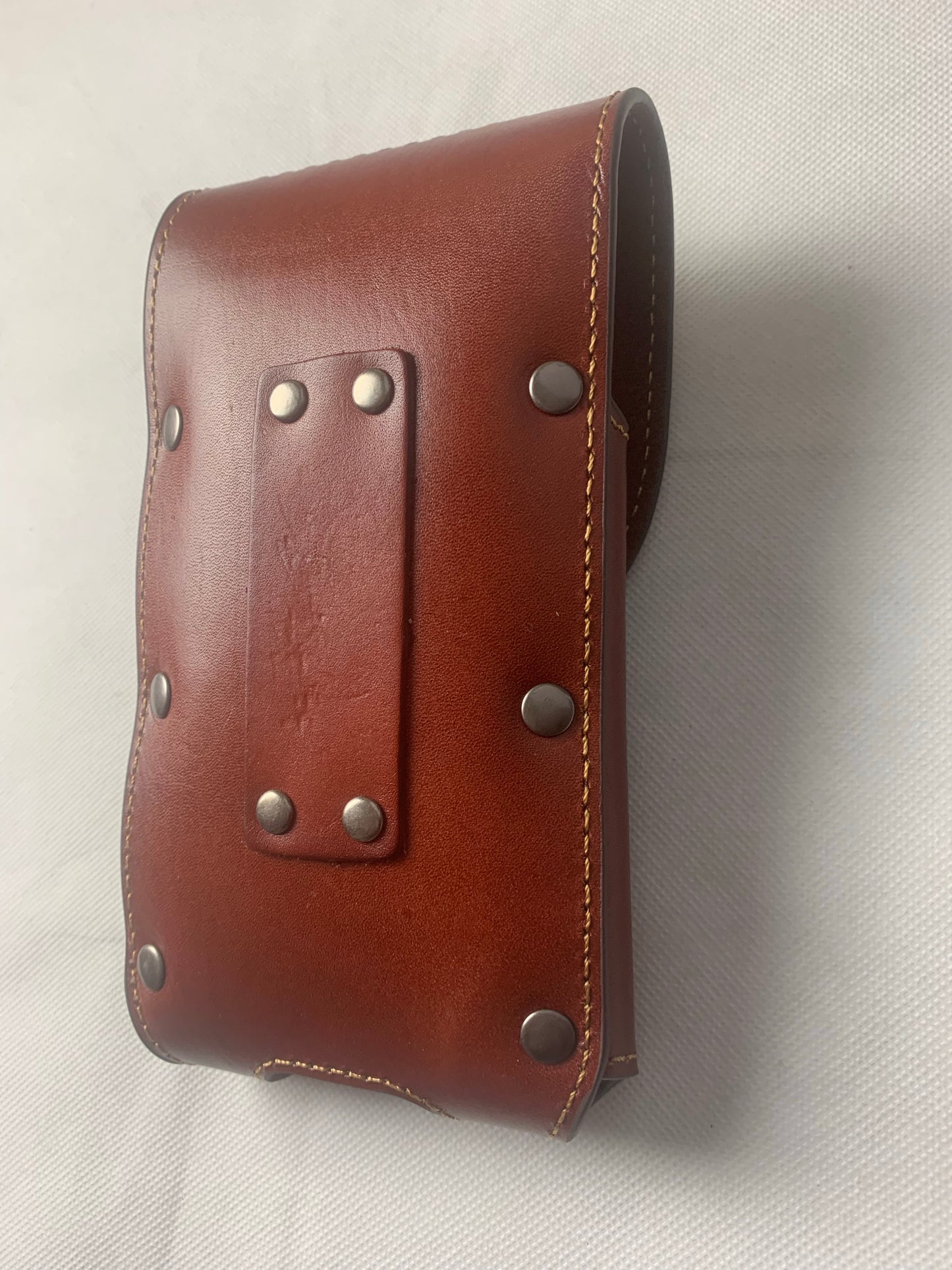 7" LONE STAR BLACK & TURQUOISE LEATHER HOLSTER POUCH EXTRA LARGE  BELT LOOP CELL PHONE CASE UNIVERSAL OVERSIZE--FREE SHIPPING