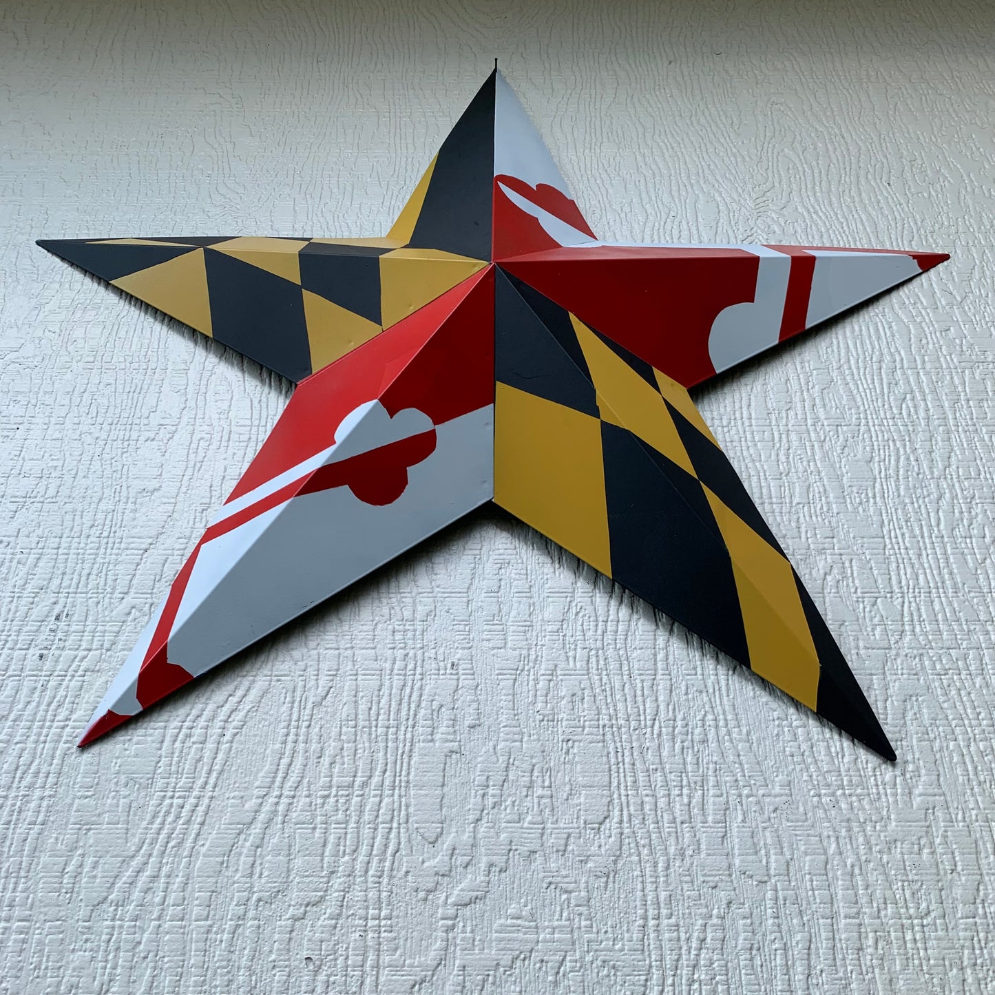 MARYLAND FLAG BARN METAL STAR WESTERN HOME DECOR HANDMADE 22",24",30",36" #EH10423