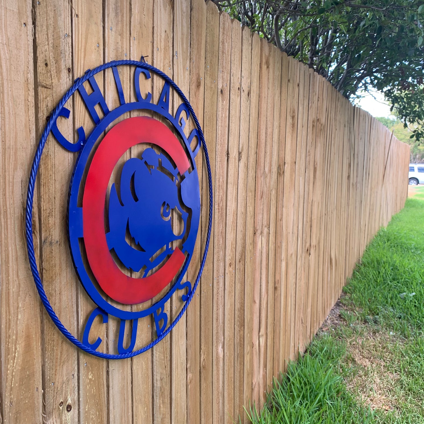 12", 18", 24", 32" CHICAGO CUBS CUSTOM METAL VINTAGE CRAFT TEAM SPORTS SIGN HANDMADE