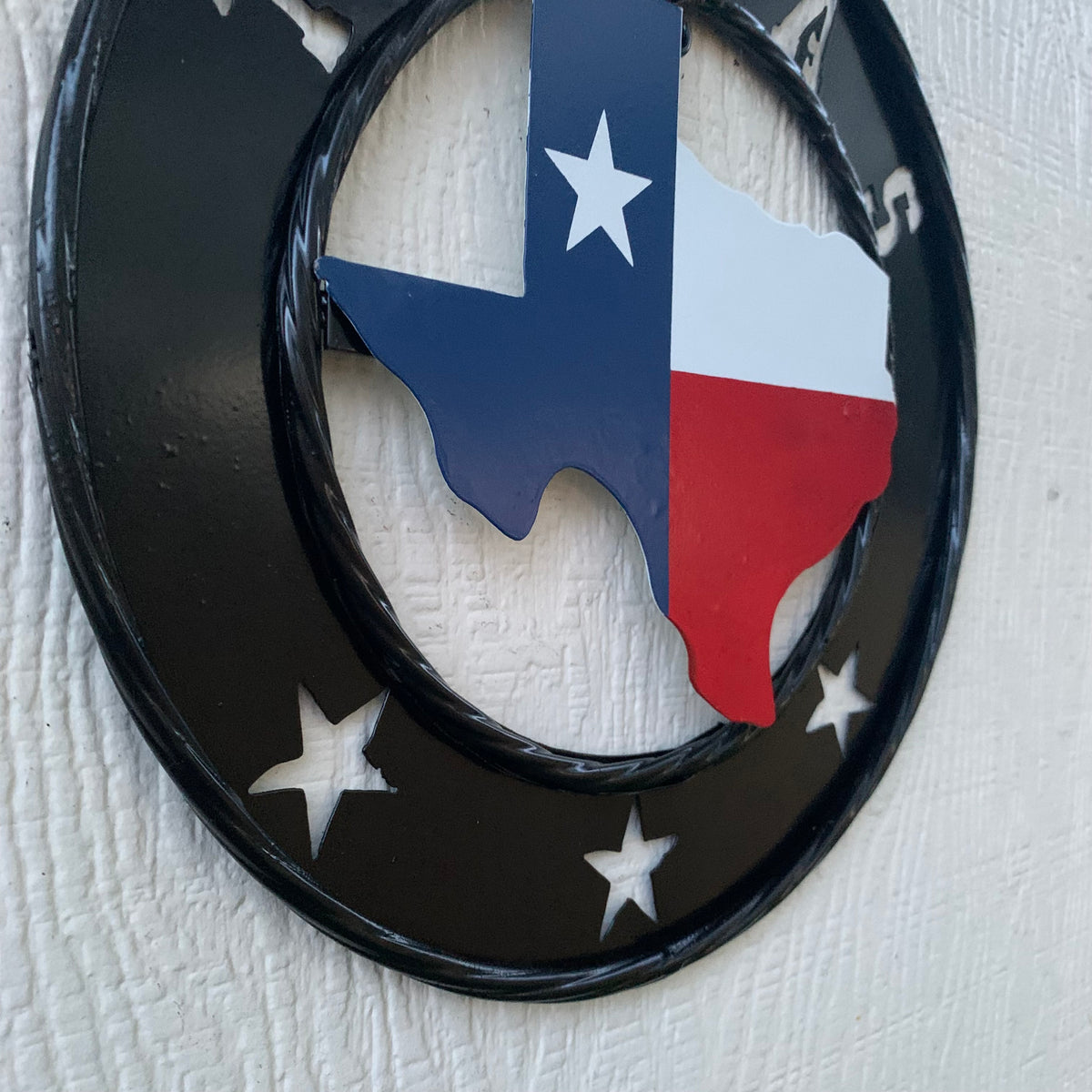 12" STATE OF TEXAS MAP CUSTOM METAL VINTAGE CRAFT SIGN WESTERN HOME DECOR NEW