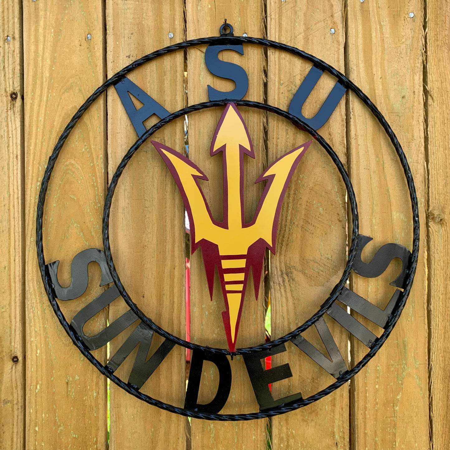 12", 18", 24", 32" ASU SUNDEVILS ARIZONA STATE CUSTOM METAL VINTAGE CRAFT SIGN TEAM WESTERN HOME DECOR HANDMADE