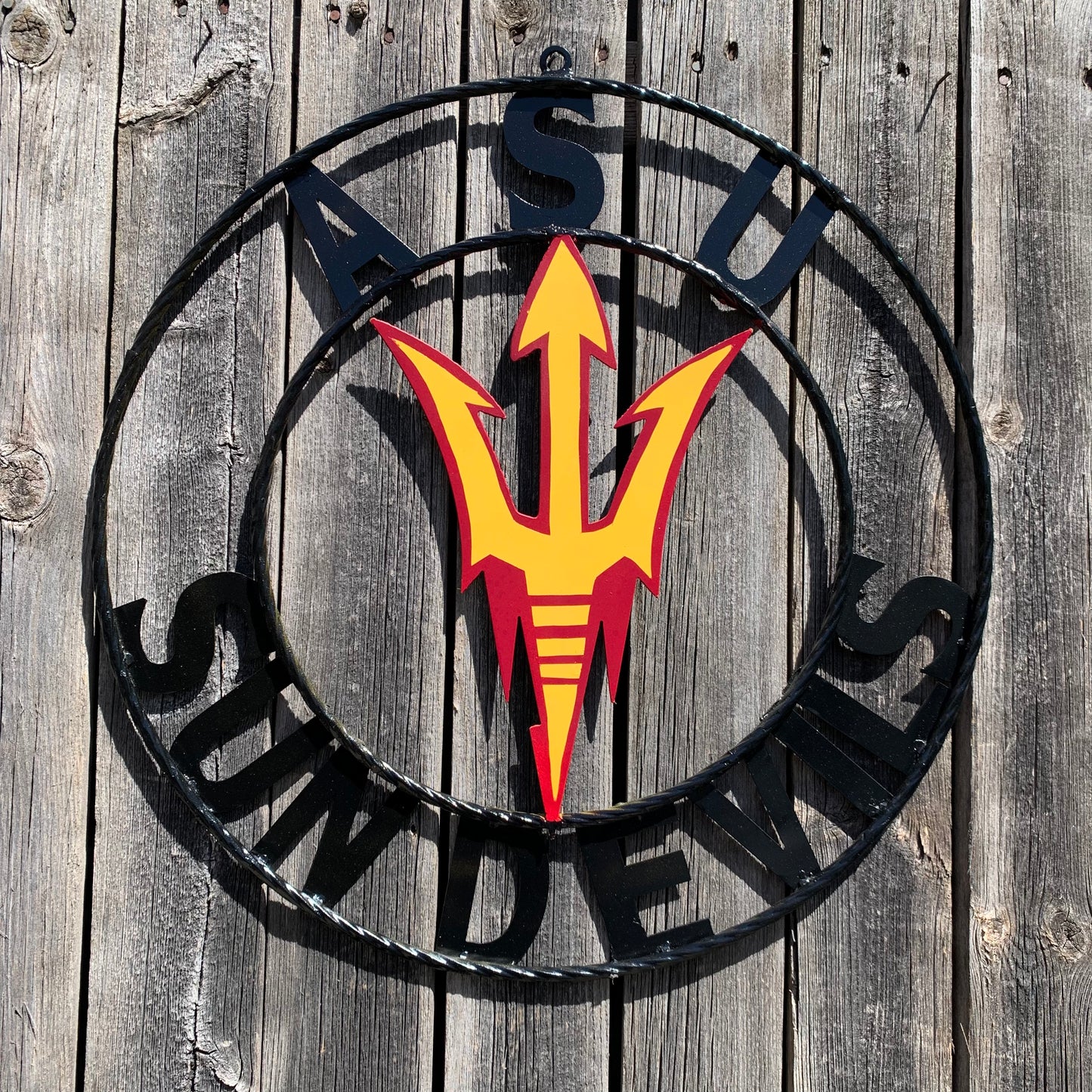 12", 18", 24", 32" ASU SUNDEVILS ARIZONA STATE CUSTOM METAL VINTAGE CRAFT SIGN TEAM WESTERN HOME DECOR HANDMADE