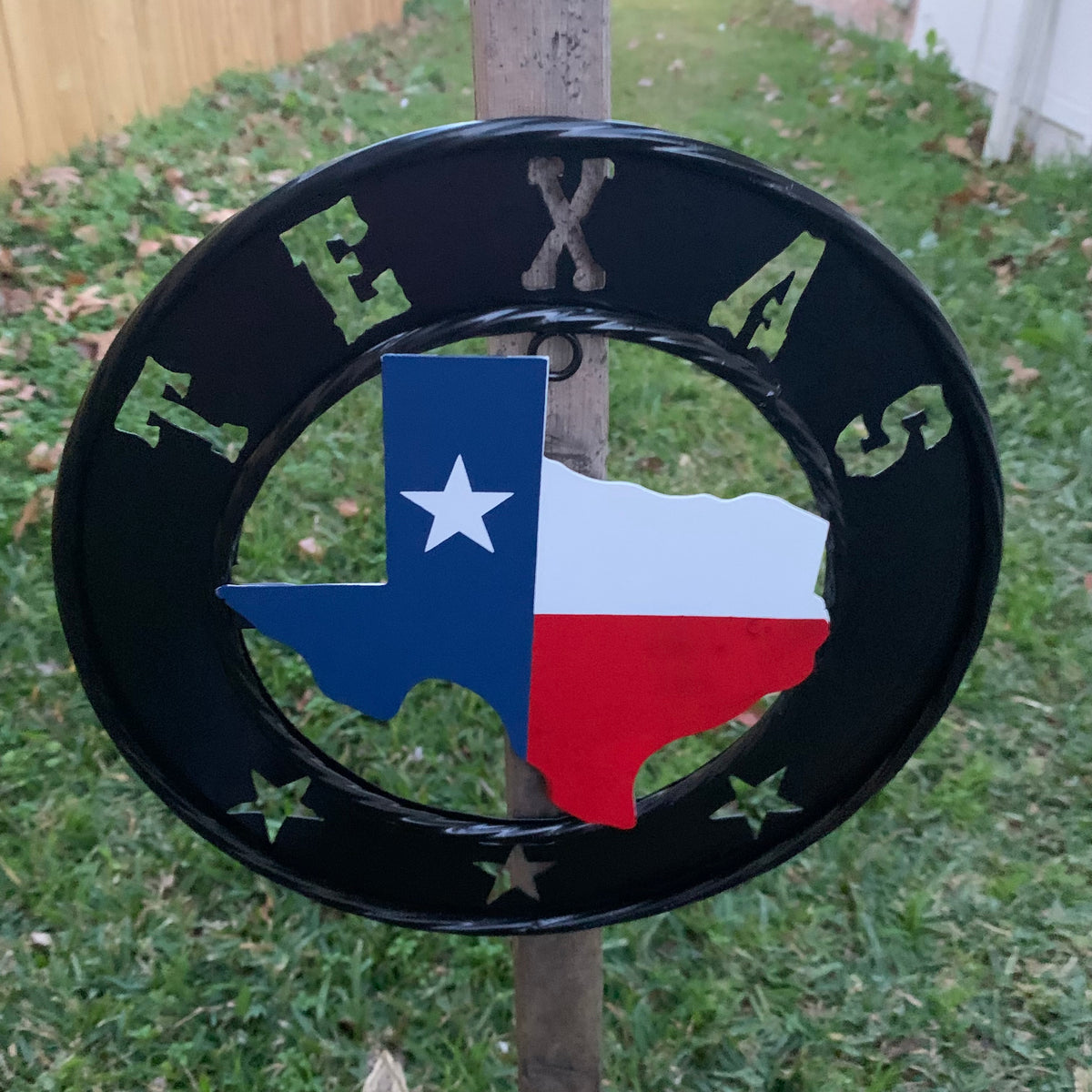 12" STATE OF TEXAS MAP CUSTOM METAL VINTAGE CRAFT SIGN WESTERN HOME DECOR NEW