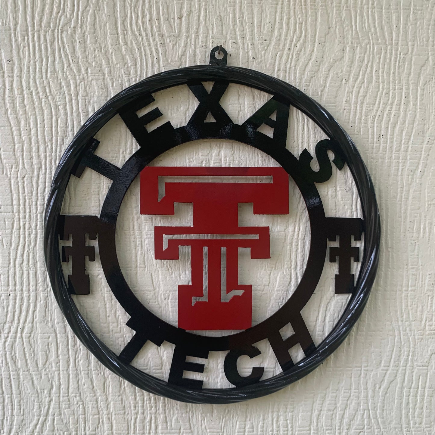TEXAS TECH CUSTOM METAL VINTAGE CRAFT SIGN WESTERN HOME DECOR HANDMADE 12",18",24",32",36"