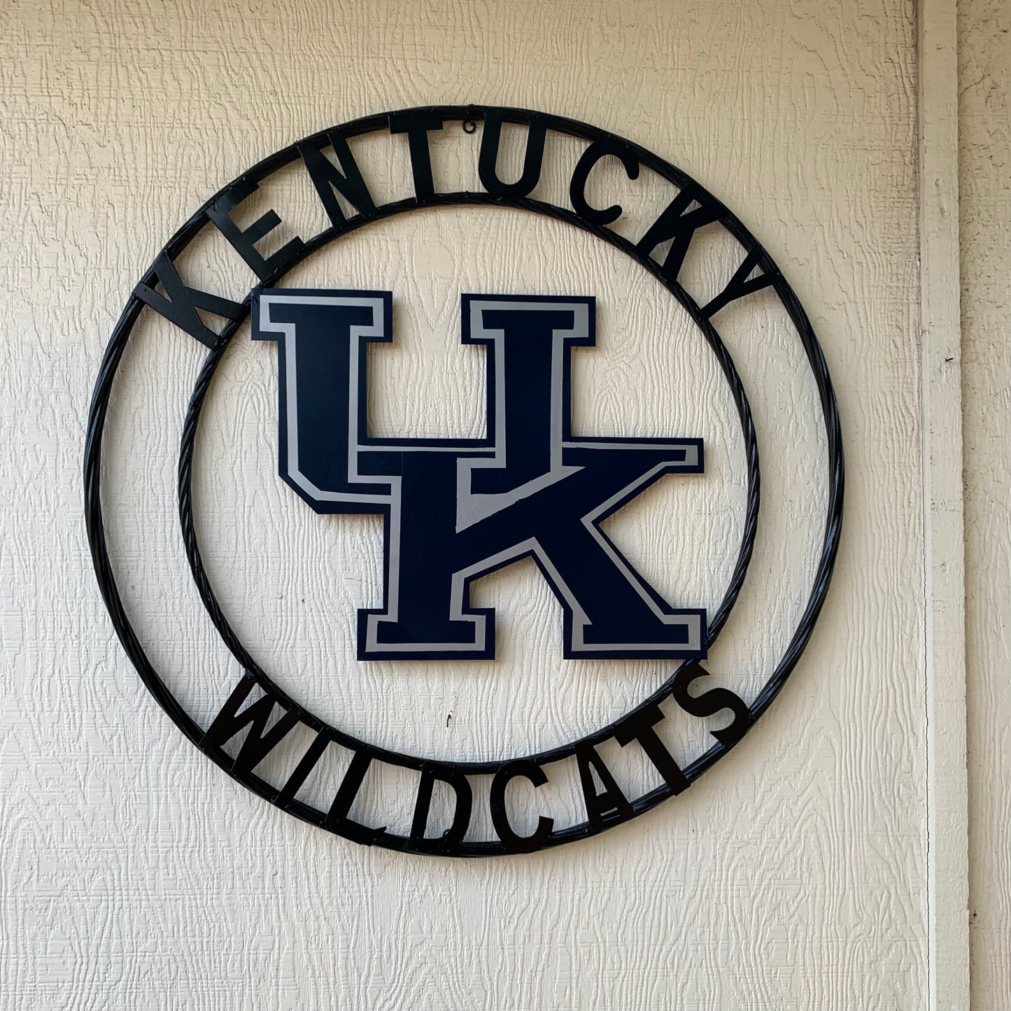 KENTUCKY WILDCATS CUSTOM METAL VINTAGE CRAFT SIGN WESTERN HOME DECOR HANDMADE