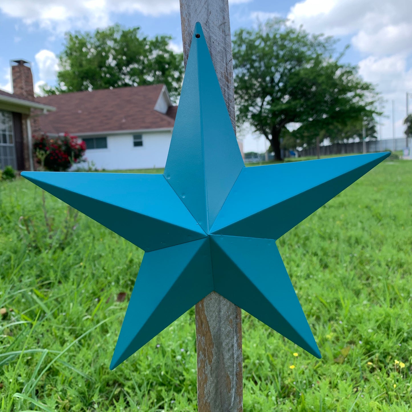 TEAL BARN METAL STAR WESTERN HOME DECOR VINTAGE RUSTIC BRONZE ART NEW, 3",4",5",6",9",12"