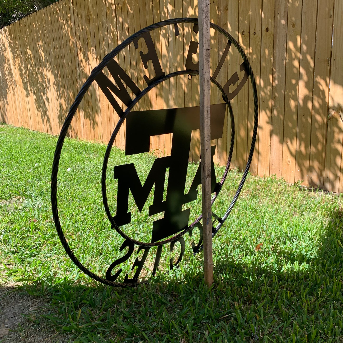 GIGEM AGGIES CUSTOM METAL VINTAGE CRAFT SIGN TEAM WESTERN HOME DECOR HANDMADE