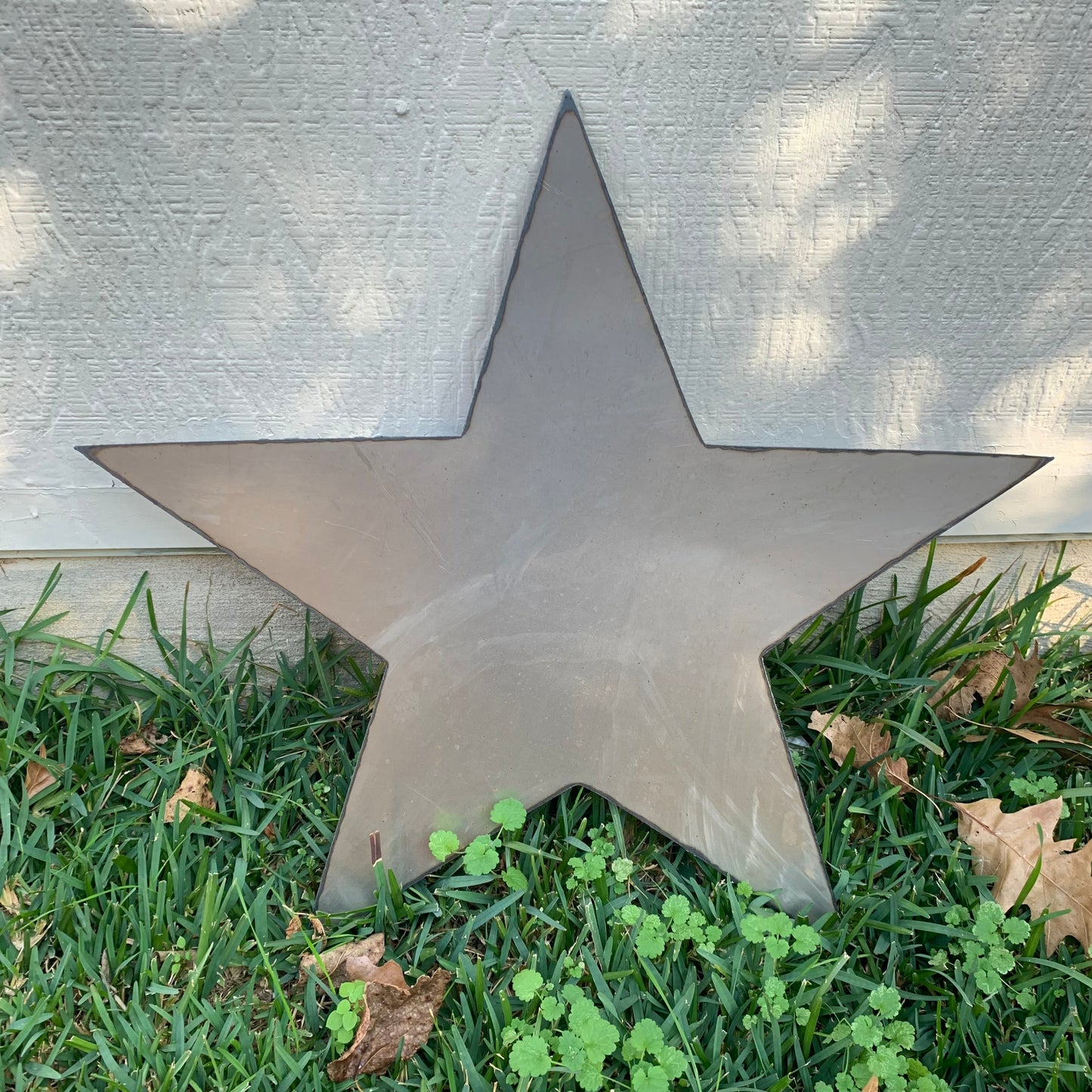 FLAT STAR PLAIN LASERCUT RAW METAL ART WESTERN HOME DECOR RUSTIC HANDMADE CRAFT NEW