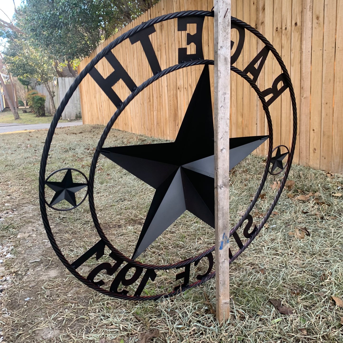 RAGETH STYLE YOUR CUSTOM STAR METAL NAME RUSTIC BURGUNDY RED PHILLIPS CUSTOM 3d STAR METAL NAME BARN STAR TWISTED ROPE RING DESIGN METAL WALL ART HOME DECOR ANY SIZE