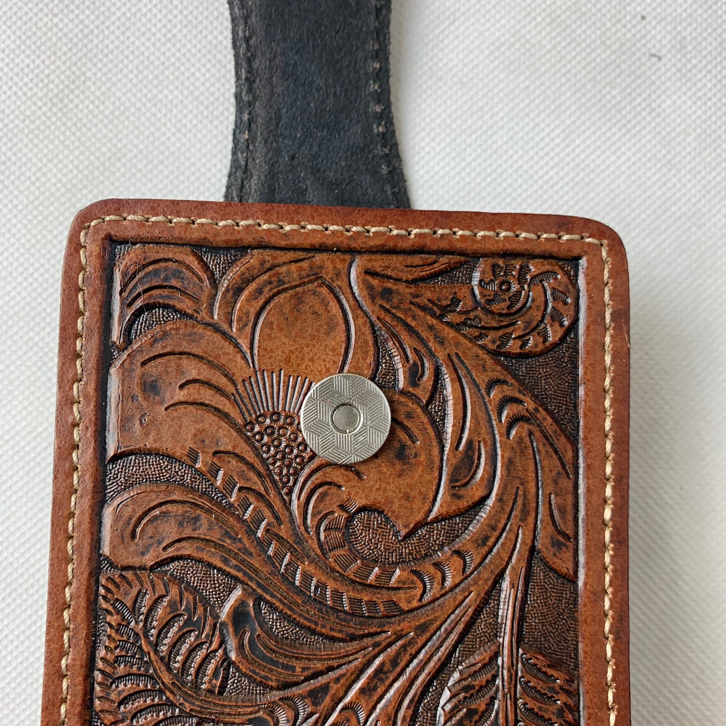 #WS341F 7" LONE STAR LEATHER HOLSTER COFEE BROWN LEATHER POUCH EXTRA LARGE  BELT LOOP HOLSTER CELL PHONE CASE UNIVERSAL OVERSIZE--FREE SHIPPING